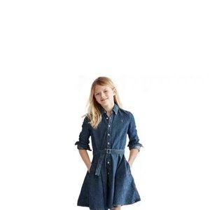 Ralph Lauren girls denim dress